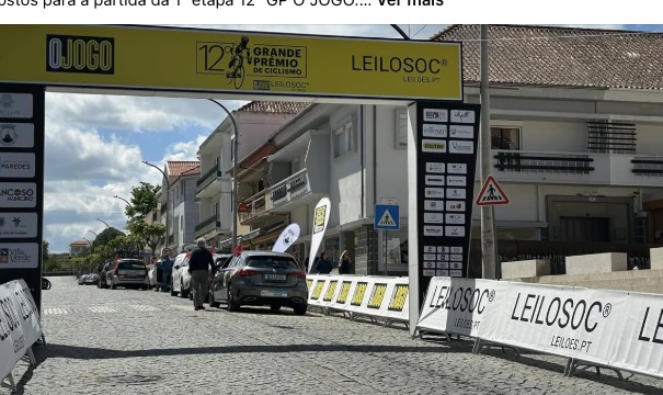 Pórtico de partida da 1.ª etapa do 12.º GP O Jogo Leilosoc 2024