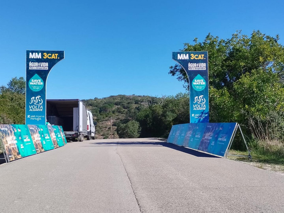 Pórtico de classificação MM 3.Cat. na Volta ao Algarve